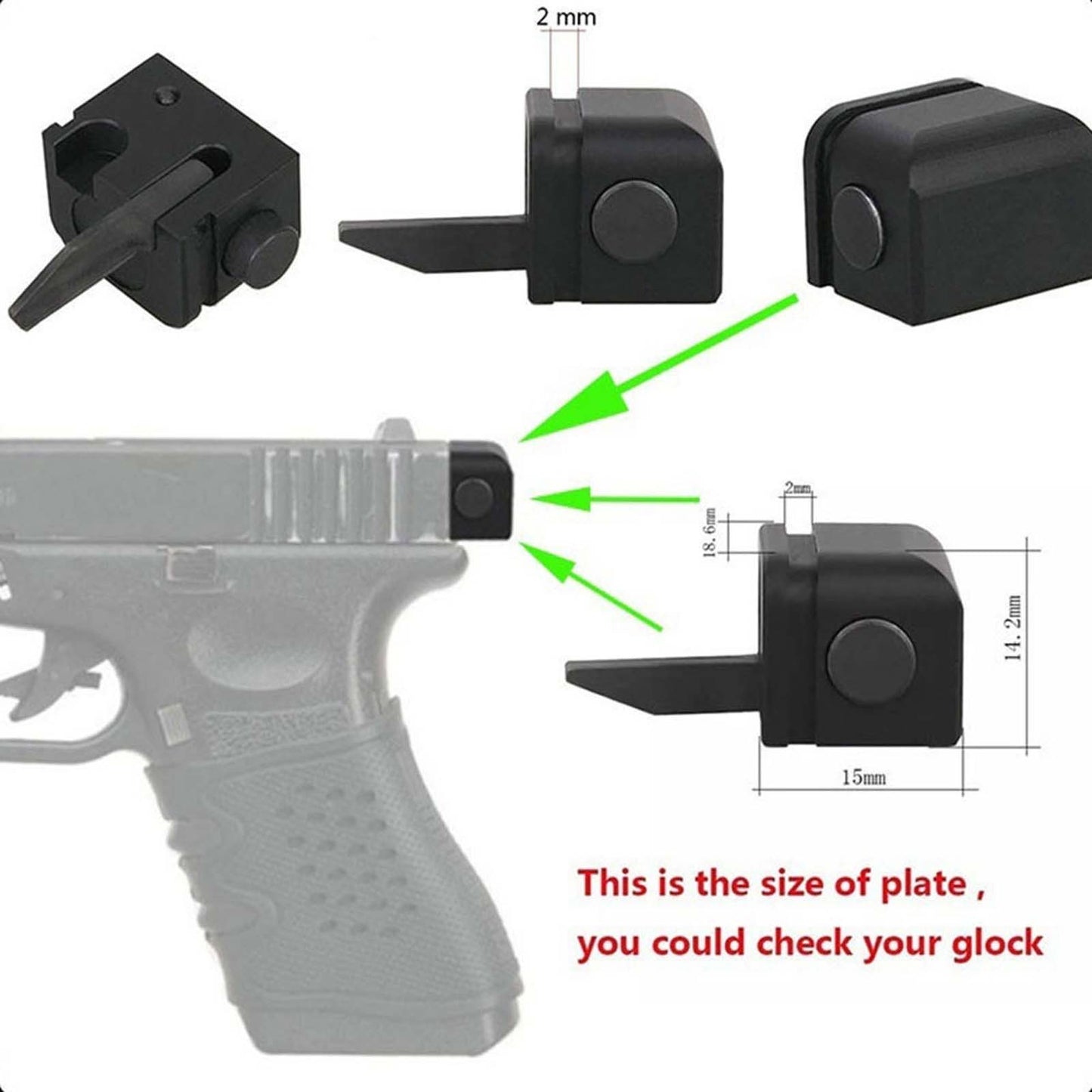 Airsoft Semi Full Auto Switch For:GLOCK