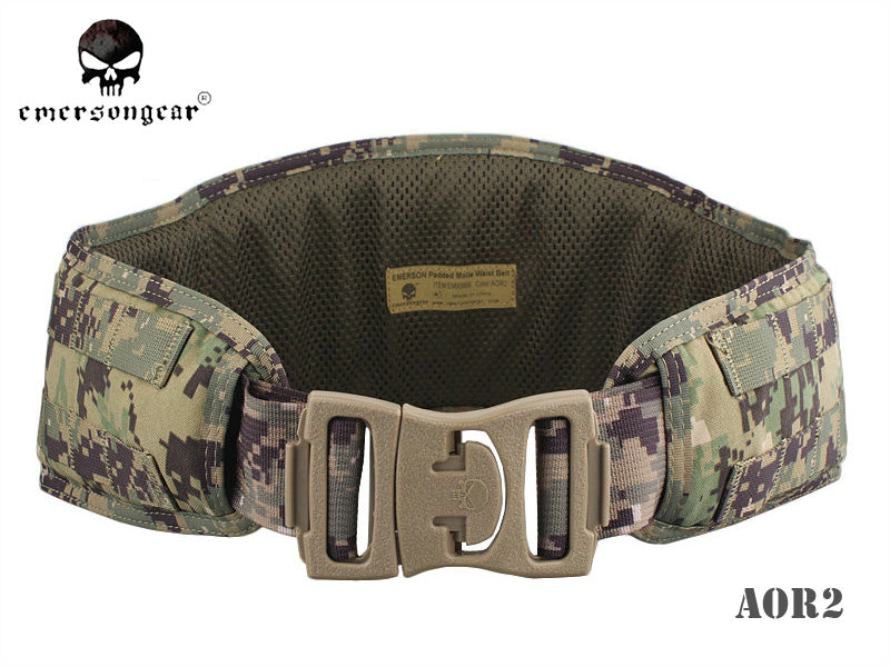 Emerson Padded Molle Waist Belt Airsoft Combat Waistband Tactical EM9086