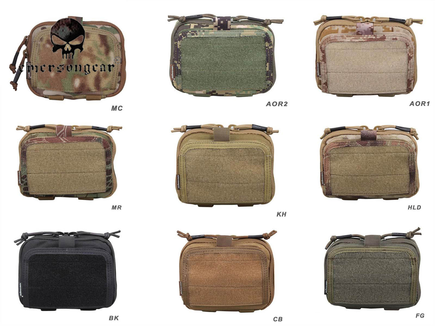 Emerson ADMIN Multi-purpose Map Bag Military Molle Combat Pouch EM8506