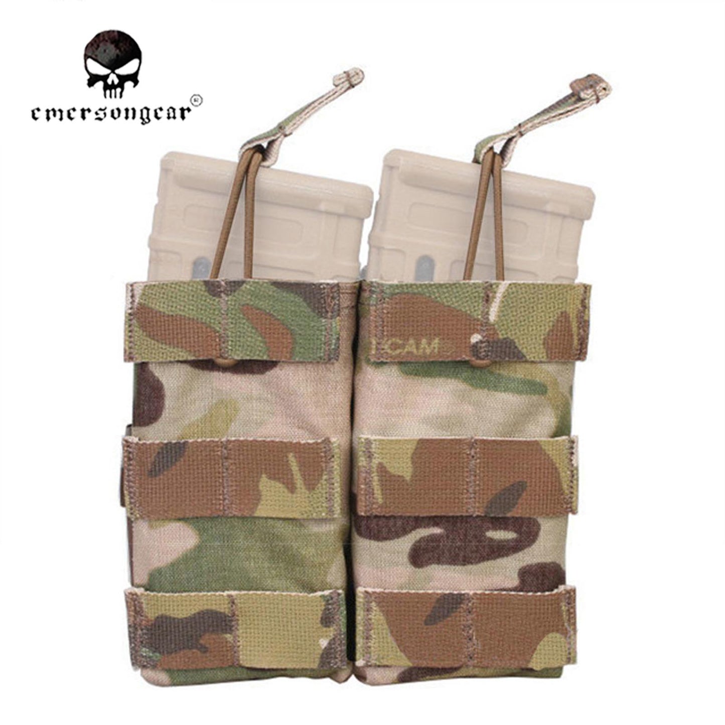 Emersongear Modular Open Top Double-linked Rifle Magazine Pouch tactical Molle for NATO 5.56 EM6354
