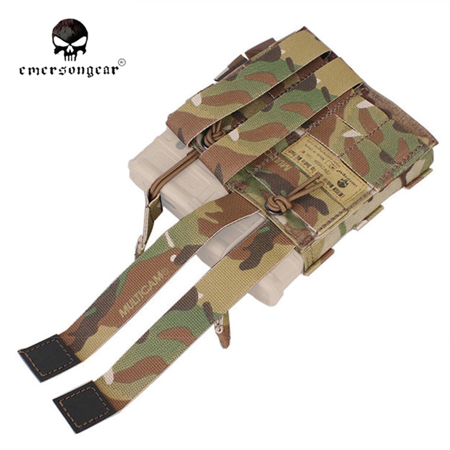 Emersongear Modular Open Top Double-linked Rifle Magazine Pouch tactical Molle for NATO 5.56 EM6354