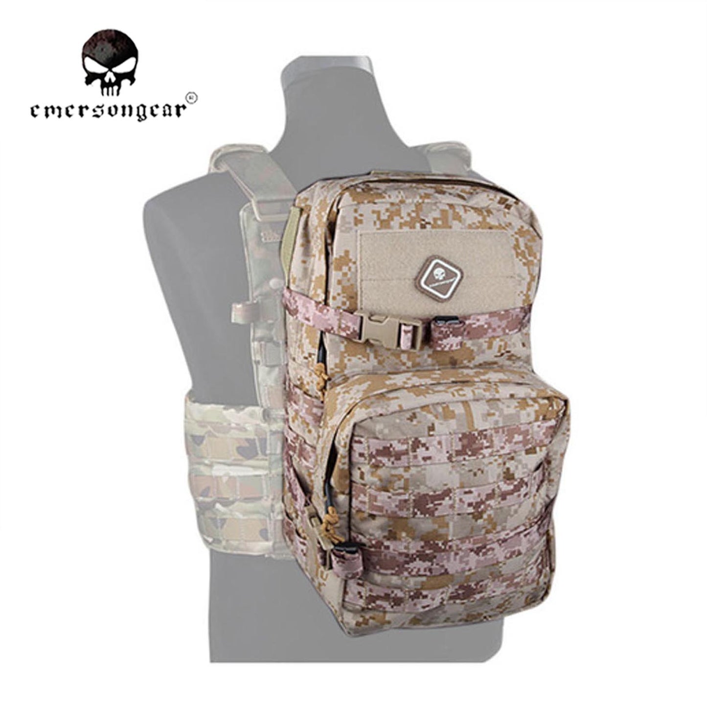 Emerson Modular Assault Pack w 3L Hydration Military Travelling Multi-purpose molle backpack shoulder bag EM5816