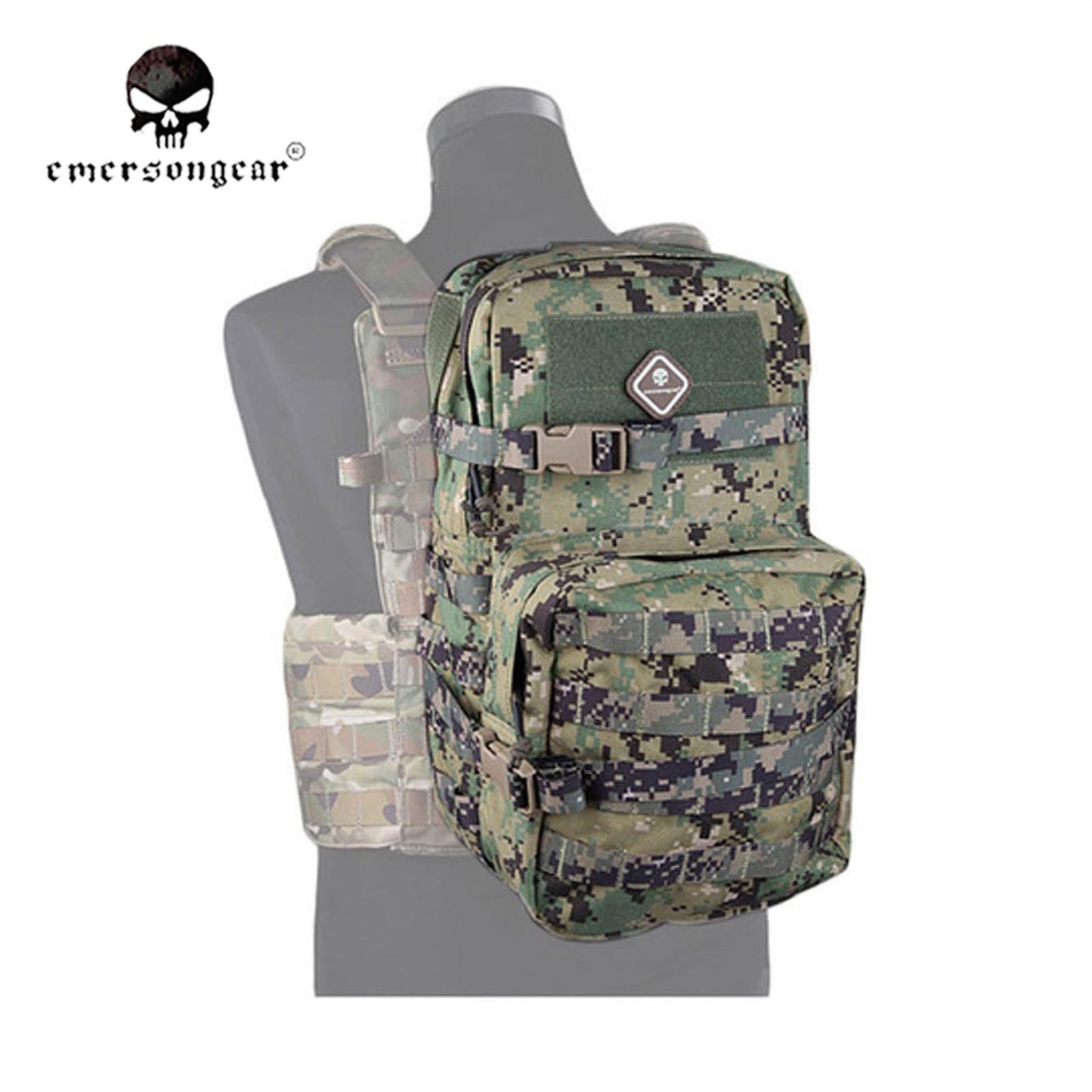 Emerson Modular Assault Pack w 3L Hydration Military Travelling Multi-purpose molle backpack shoulder bag EM5816