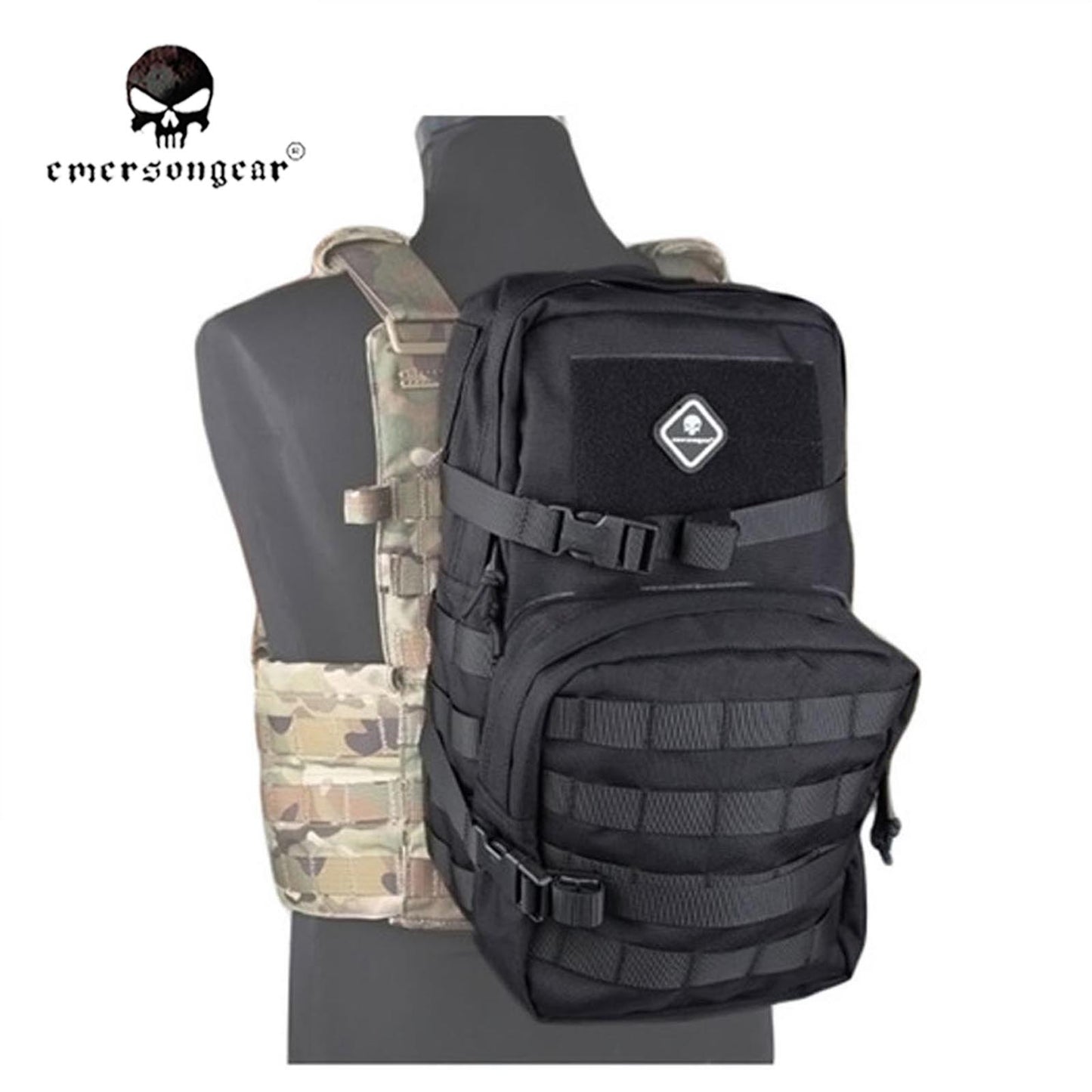 Emerson Modular Assault Pack w 3L Hydration Military Travelling Multi-purpose molle backpack shoulder bag EM5816