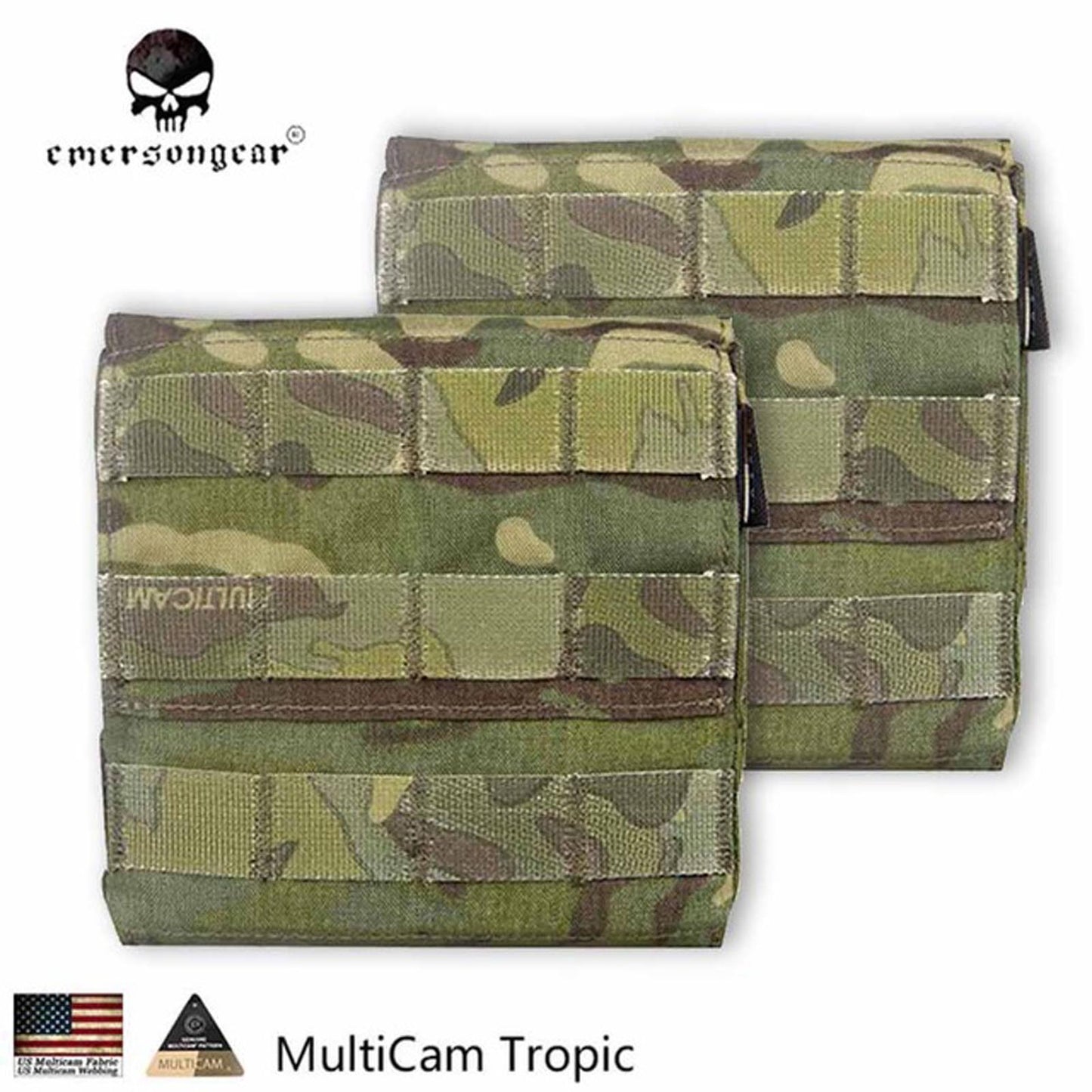 Emerson Tactical AVS Side Amor Carrier Set Airsoft molle MAG EM8329