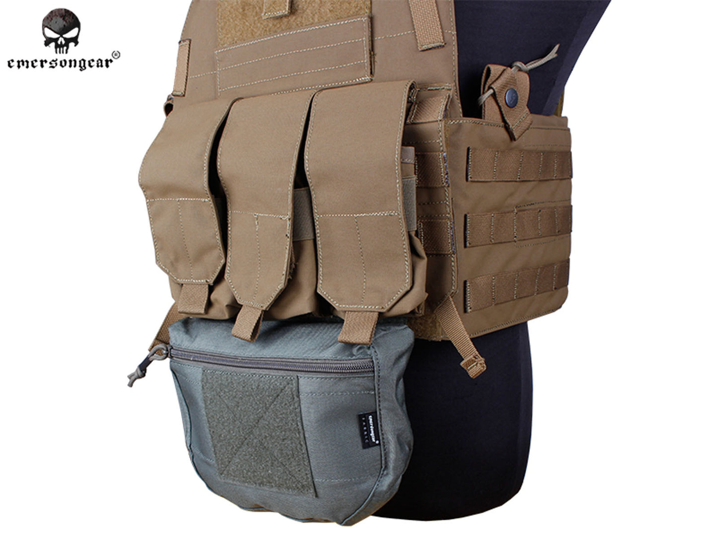 Emerson Armor Carrier Drop Pouch For AVS JPC CPC Tactical Vest Pouch EM9283