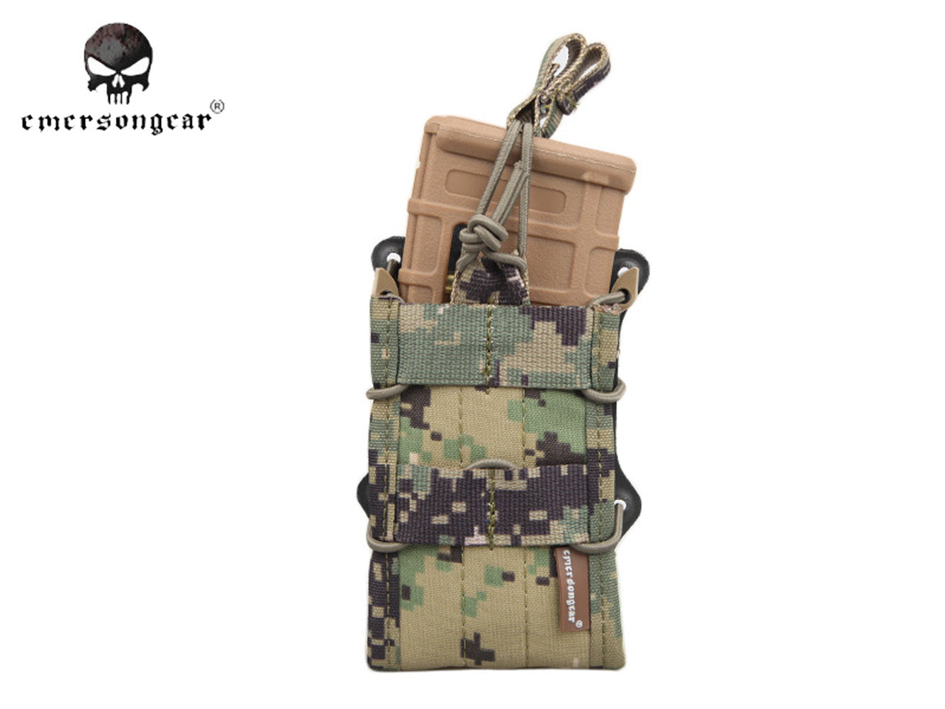 Emerson Double Modular Rifle Magazine Pouch Tactical Molle Mag EM6035