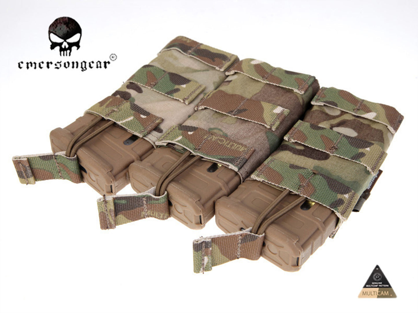 Emersongear Tactical Modular Triple Open Top Magazine Pouch Airsoft EM6355