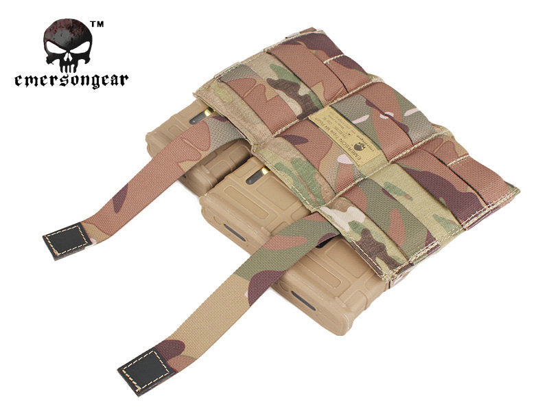 Emerson Triple M4 Pouch FAST Magazine Molle Airsoft Combat EM2388