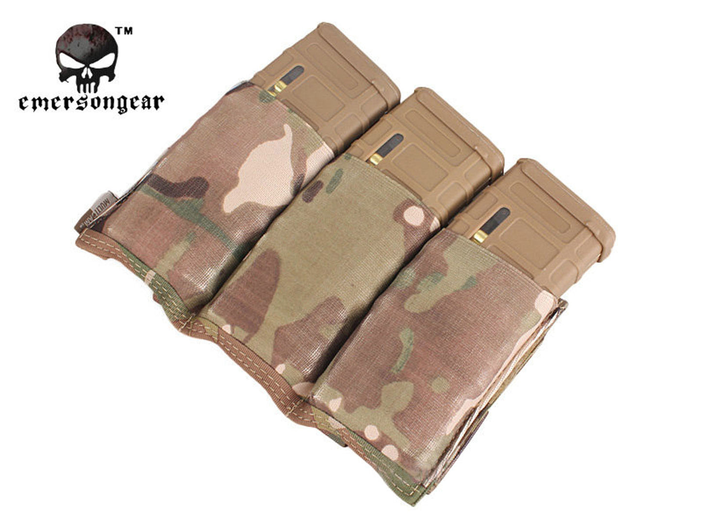 Emerson Triple M4 Pouch FAST Magazine Molle Airsoft Combat EM2388