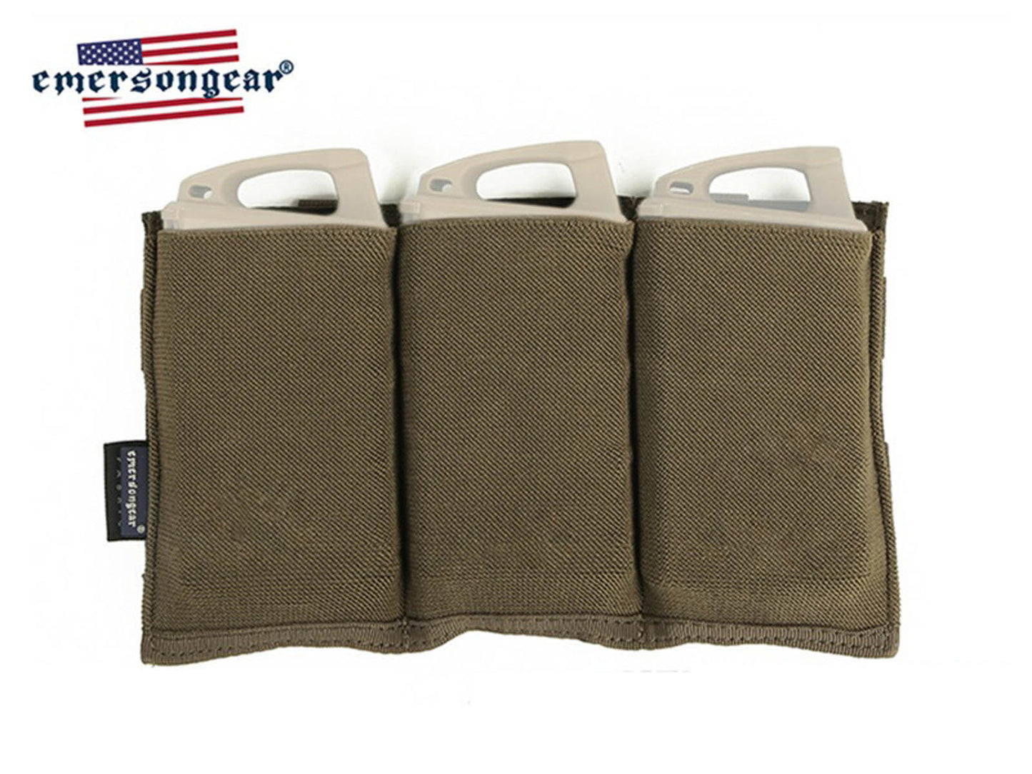 Emerson Triple M4 Pouch FAST Magazine Molle Airsoft Combat EM2388