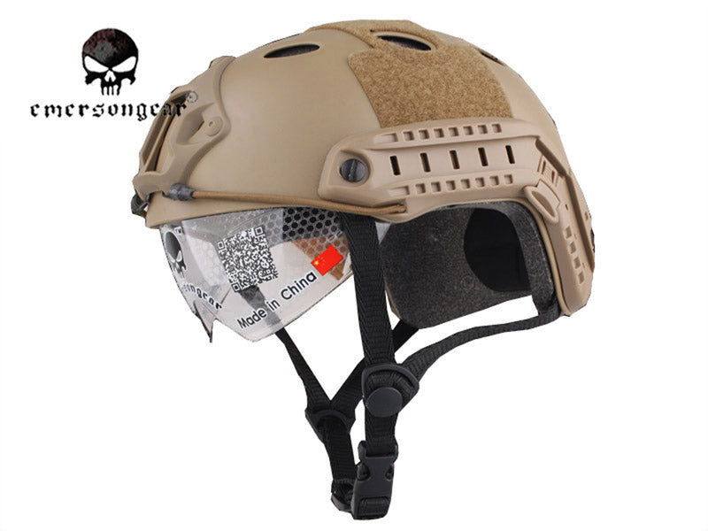 EMERSON FAST Helmet With Protective Goggle EM8819