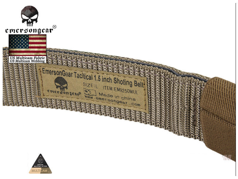 Emersongear Tactical Hard 1.5 Inch Shooter Belt Military Airsoft Belt EM9250