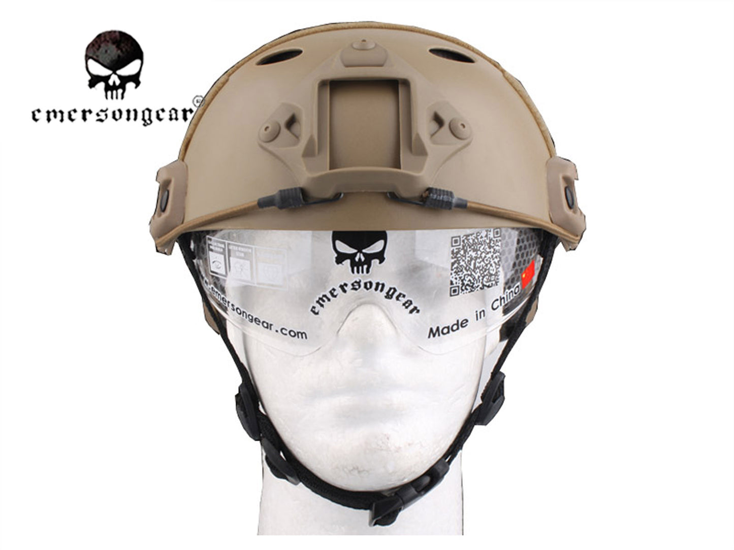 EMERSON FAST Helmet With Protective Goggle EM8819