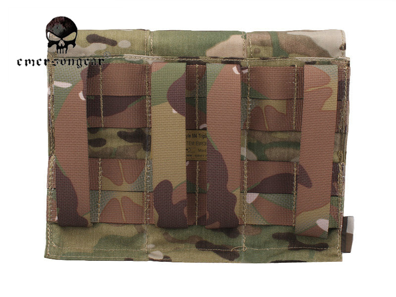 EMERSON LBT Style M4 Triple Magazine Pouch Molle Military Airsoft Combat EM6352