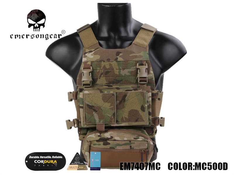 Emersongear Combat FCS Style VEST With MK Chest Rig SET Tactical Vest EM7407