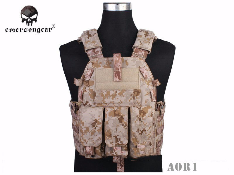 EMERSONGEAR Molle Tactical Vest Airsoft Combat 094K M4 Pouch Vest EM7356