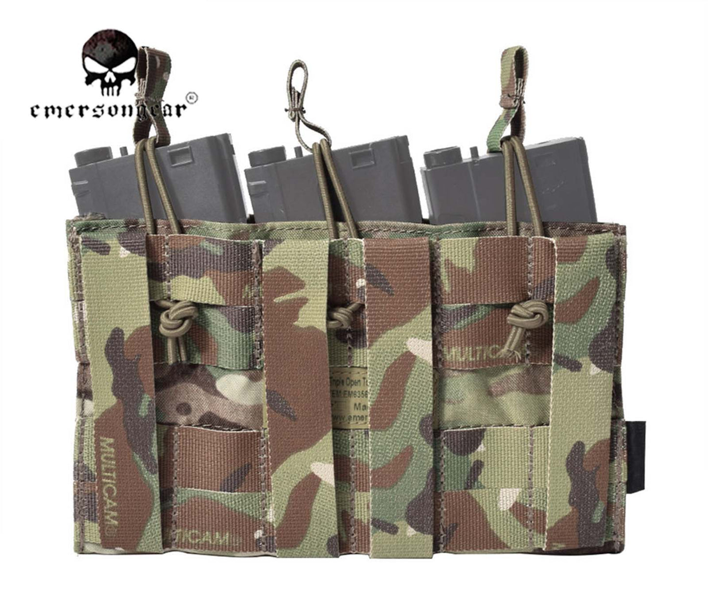 Emerson Magazine Pouch 5.56 Triple Open Top Tactical Pouch Combat M6356