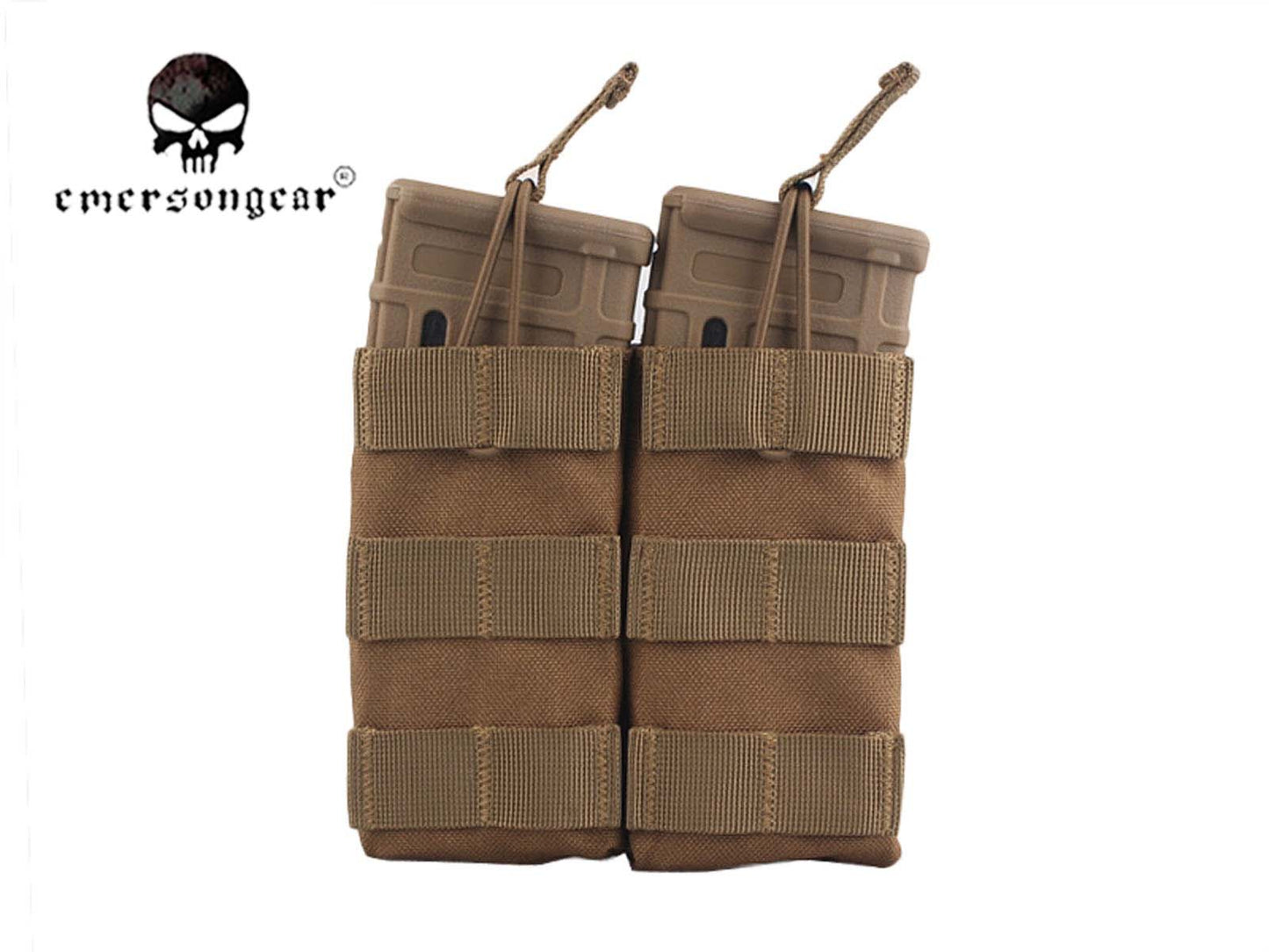 Emerson Modular Open Top Double-linked Rifle Magazine Pouch tactical Molle for NATO 5.56 EM6354