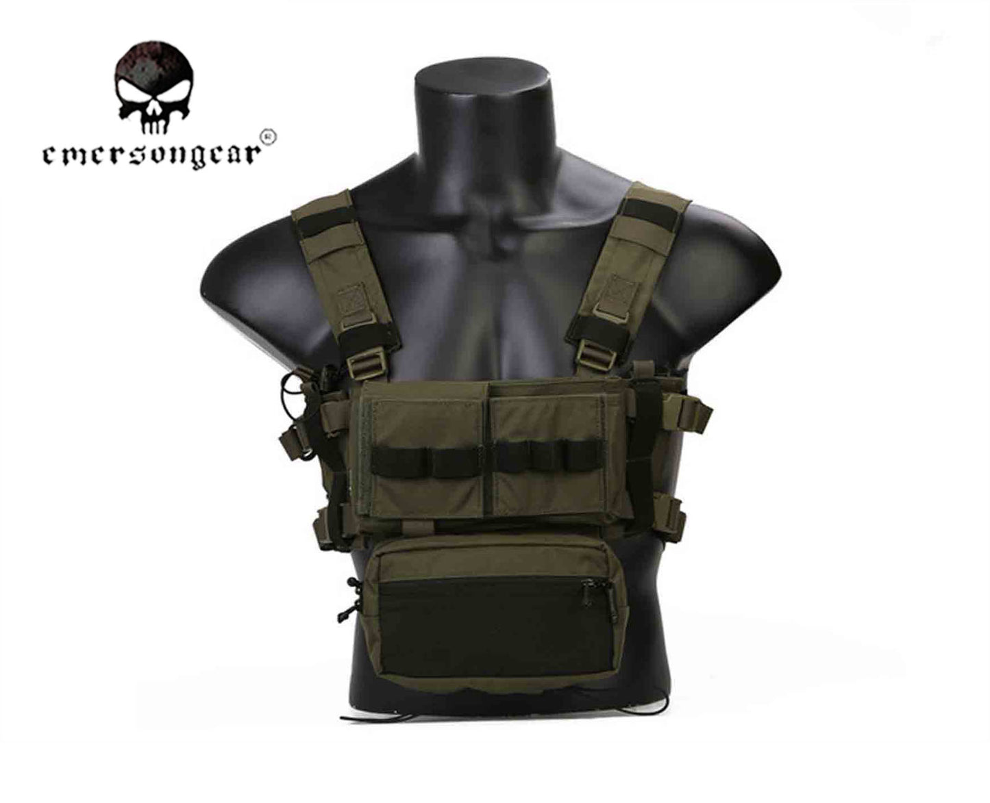 Emerson MK3 Tactical Chest Rig Combat Micro Fight Chassis 5.56 Mag Pouch EM2961