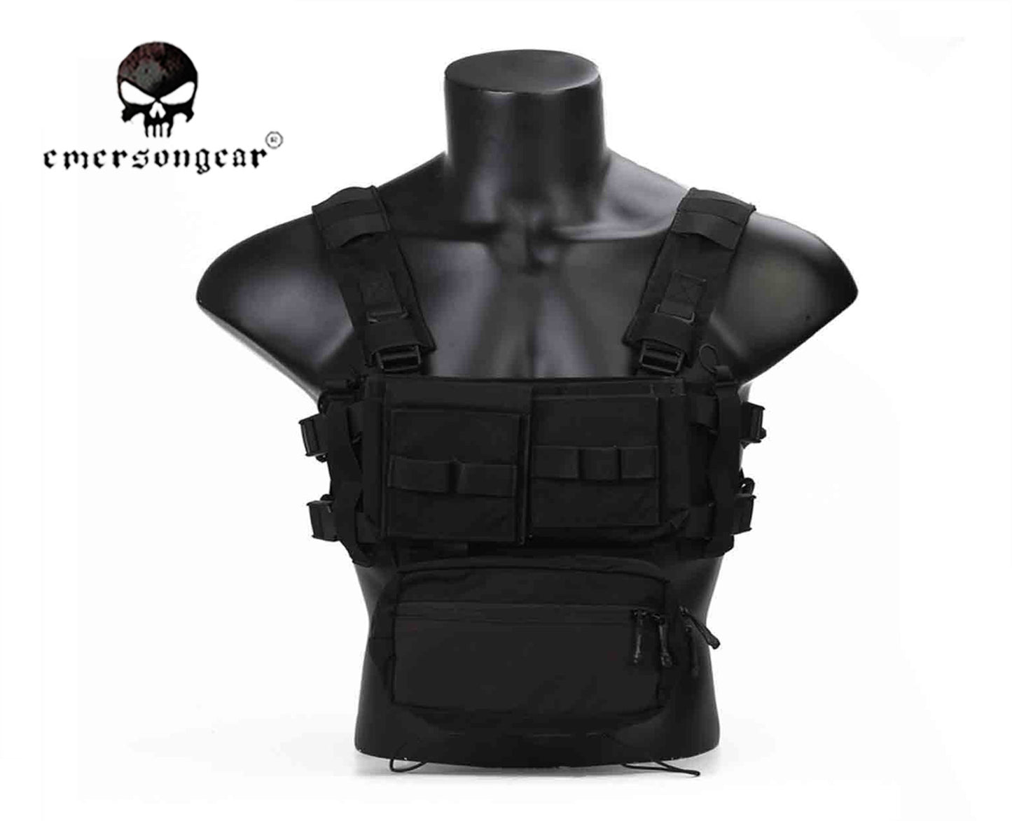 Emerson MK3 Tactical Chest Rig Combat Micro Fight Chassis 5.56 Mag Pouch EM2961