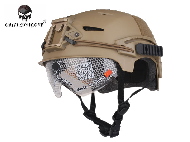 Emerson EXF BUMP Helmet with Goggle Airsoft Helmet EM8981