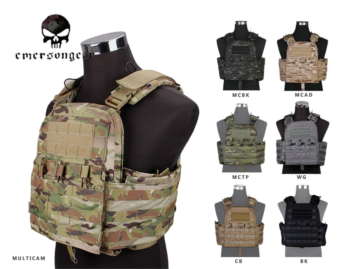 EMERSONGEAR CPC Tactical Vest Molle Vest Airsoft Combat Vest EM7400