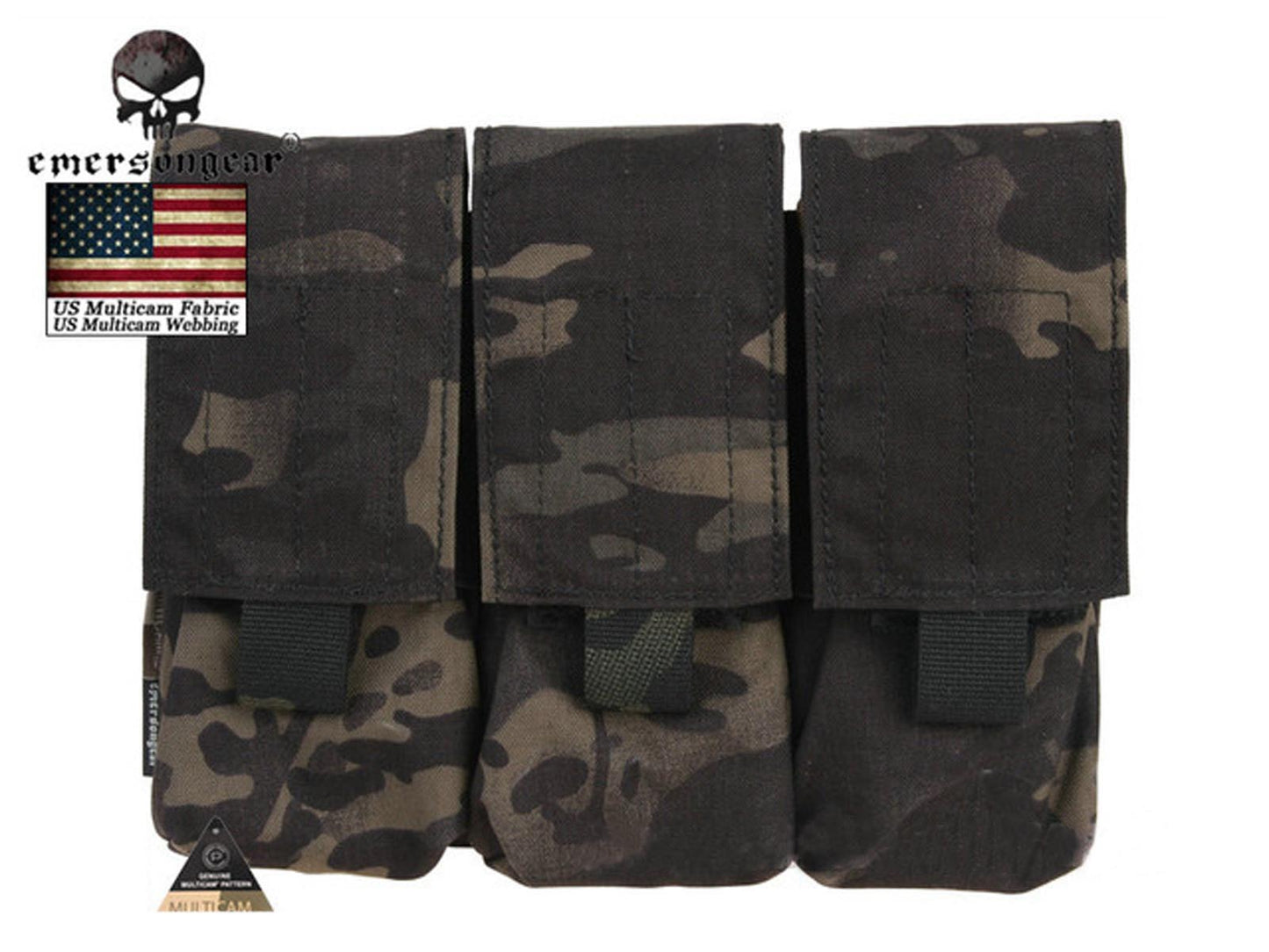 EMERSON LBT Style M4 Triple Magazine Pouch Molle Military Airsoft Combat EM6352