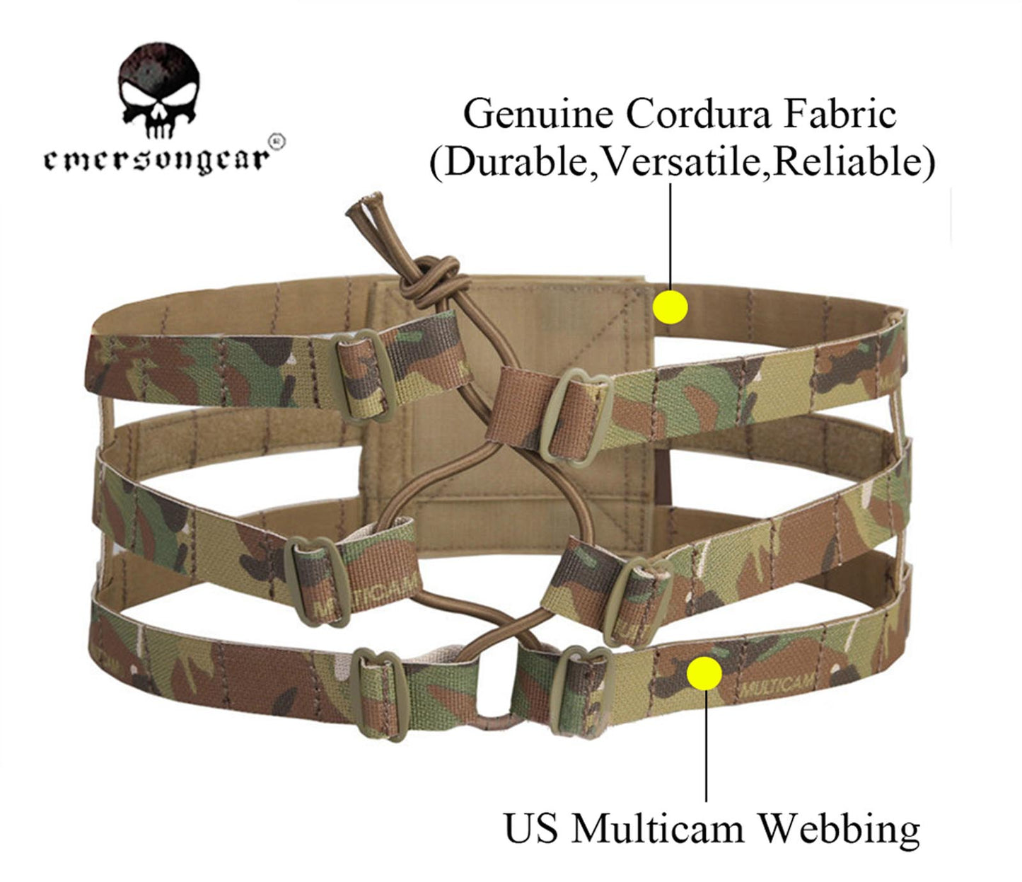 Emerson 3-BAND LITE CUMMERBUND For:AVS/JPC VEST Carrier Combat Gear EM7437