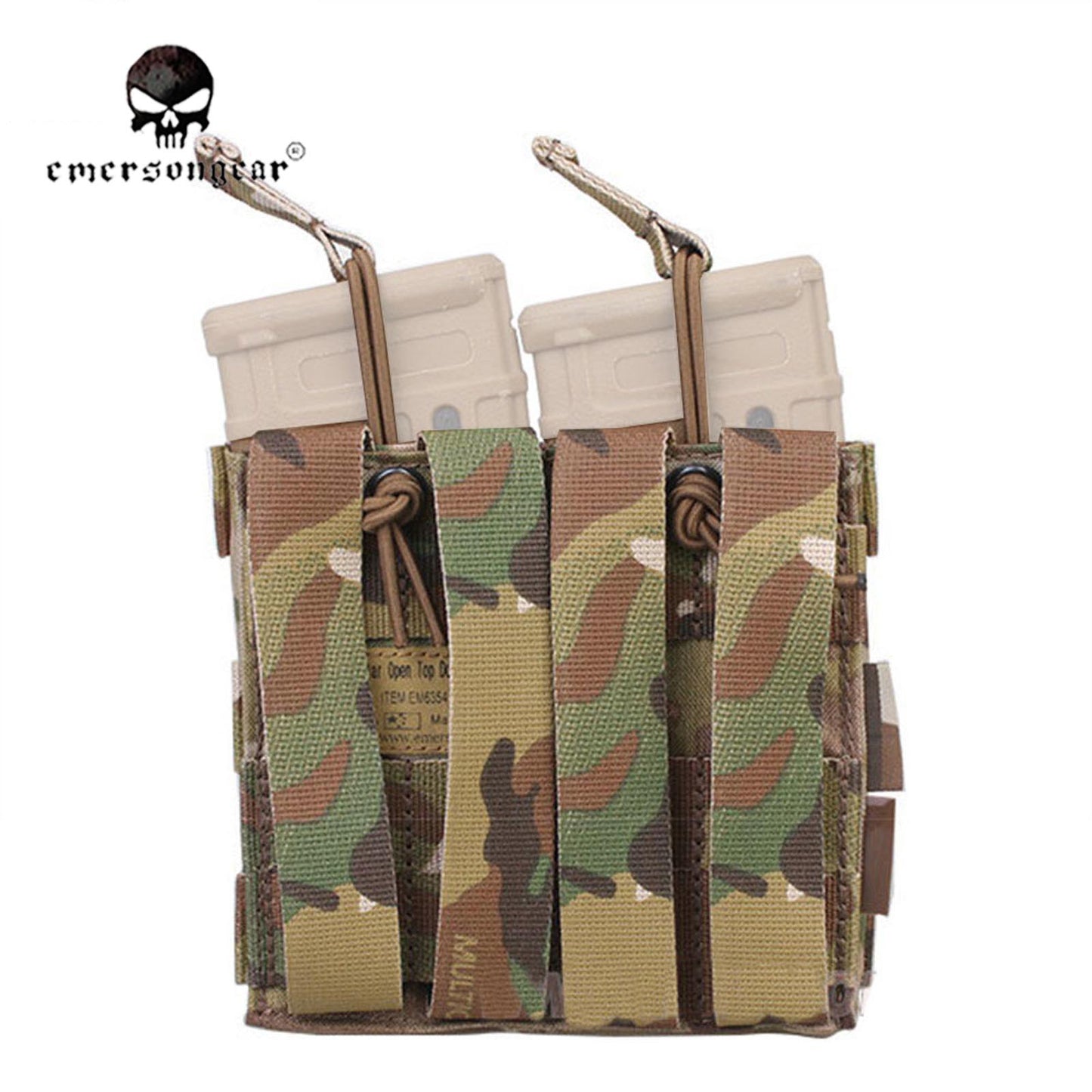 Emerson Modular Open Top Double-linked Rifle Magazine Pouch tactical Molle for NATO 5.56 EM6354