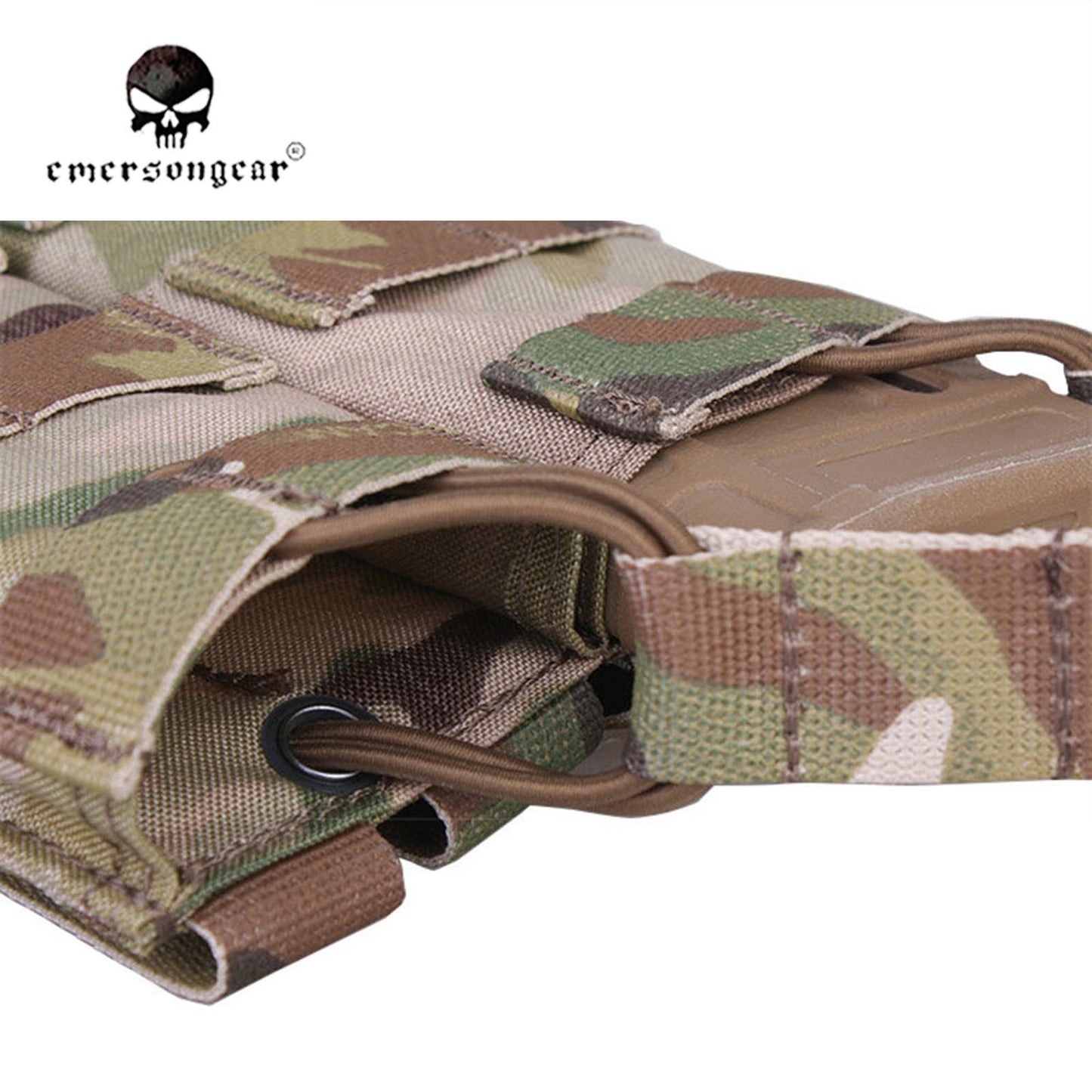 Emerson Modular Open Top Double-linked Rifle Magazine Pouch tactical Molle for NATO 5.56 EM6354