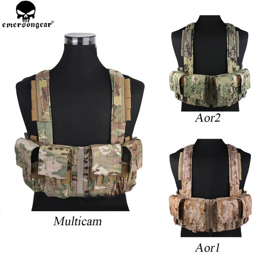 EMERSON LBT1961K Style7.62 Tactical Chest Rig Military Combat Vest EM2978