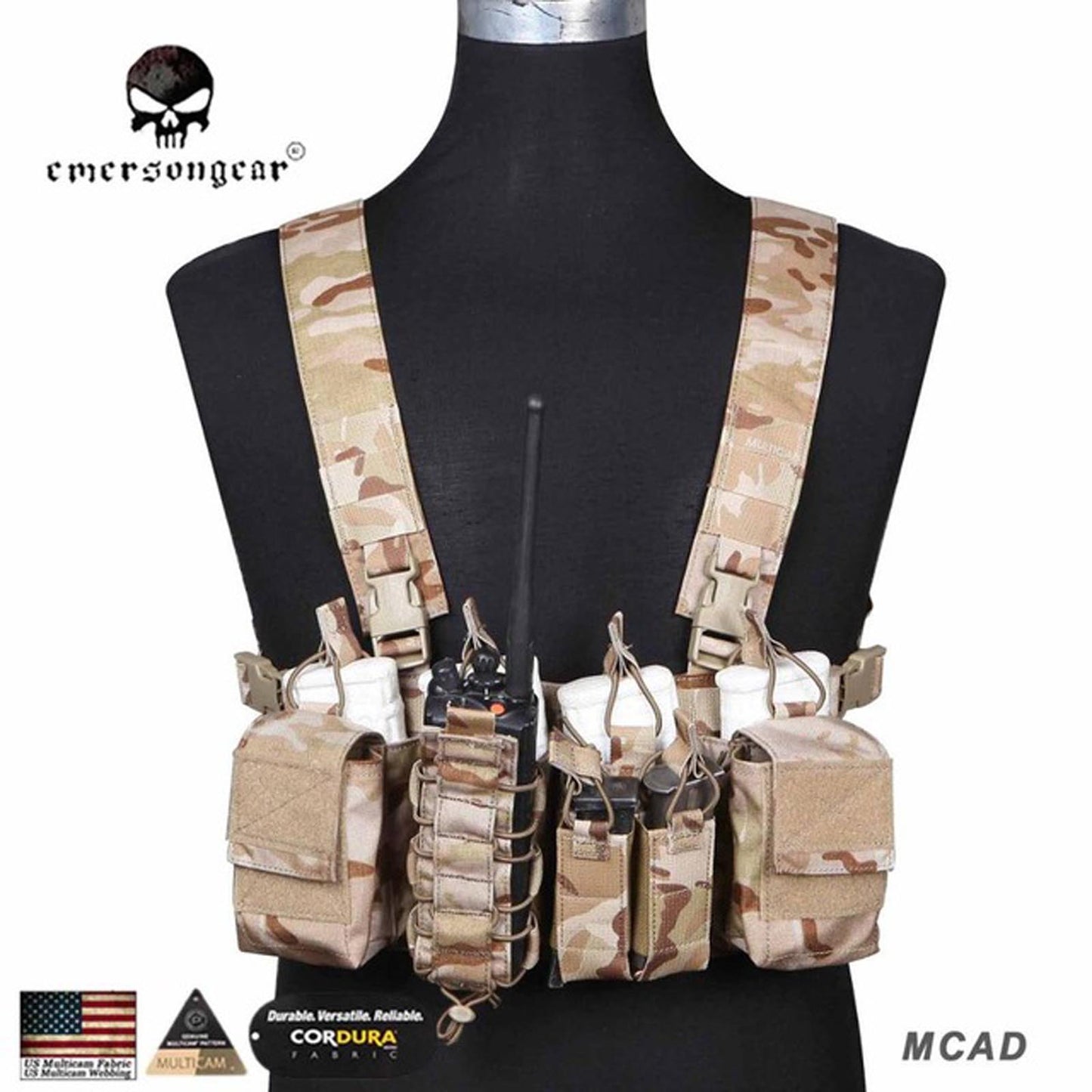 EmersonGear D3CR Tactical Chest Rig Airsoft Combat Vest EM7442