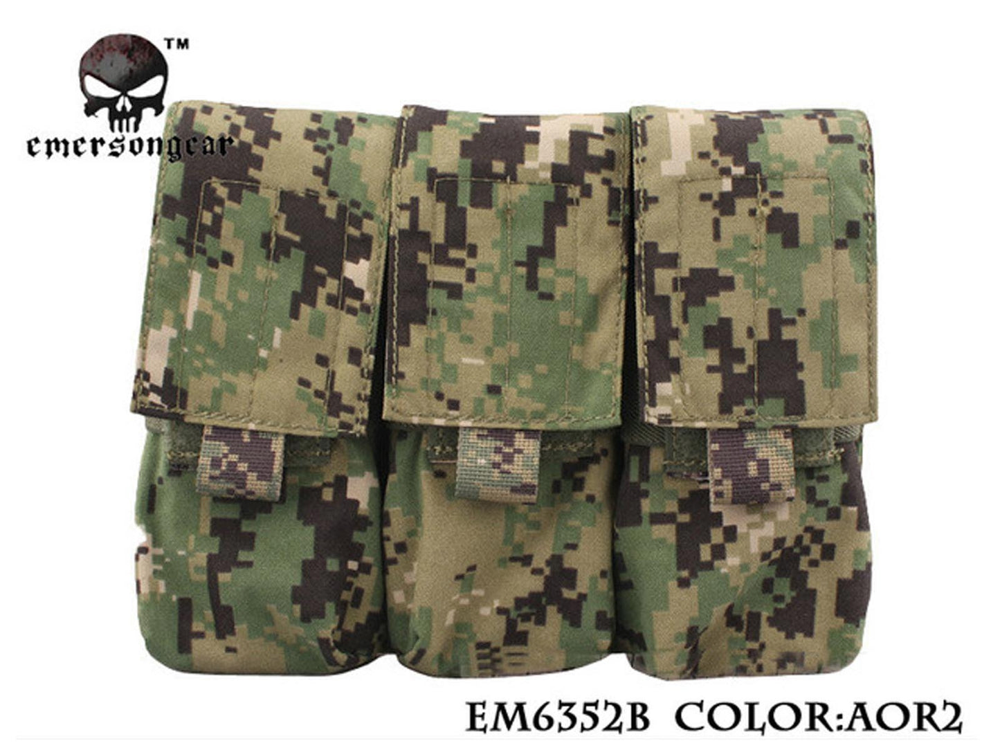 EMERSON LBT Style M4 Triple Magazine Pouch Molle Military Airsoft Combat EM6352