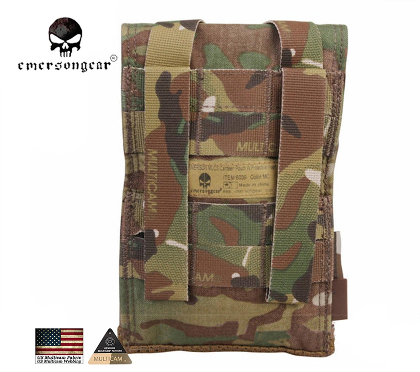 Emerson MLCS Canteen Pouch With Protective Insert Airsoft Edc Gear Molle Military Tactical Gear EM6039