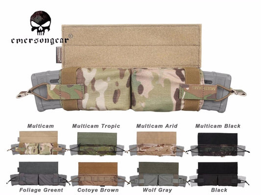 Emerson Side Pull Magazine Pouch M4 Molle Tactical Mag Hook Loop Combat Gear EM9044