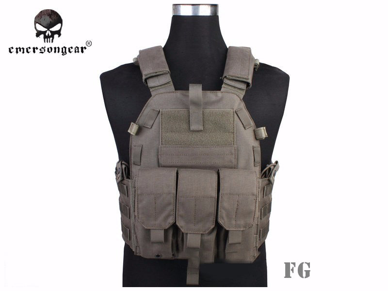 EMERSONGEAR Molle Tactical Vest Airsoft Combat 094K M4 Pouch Vest EM7356