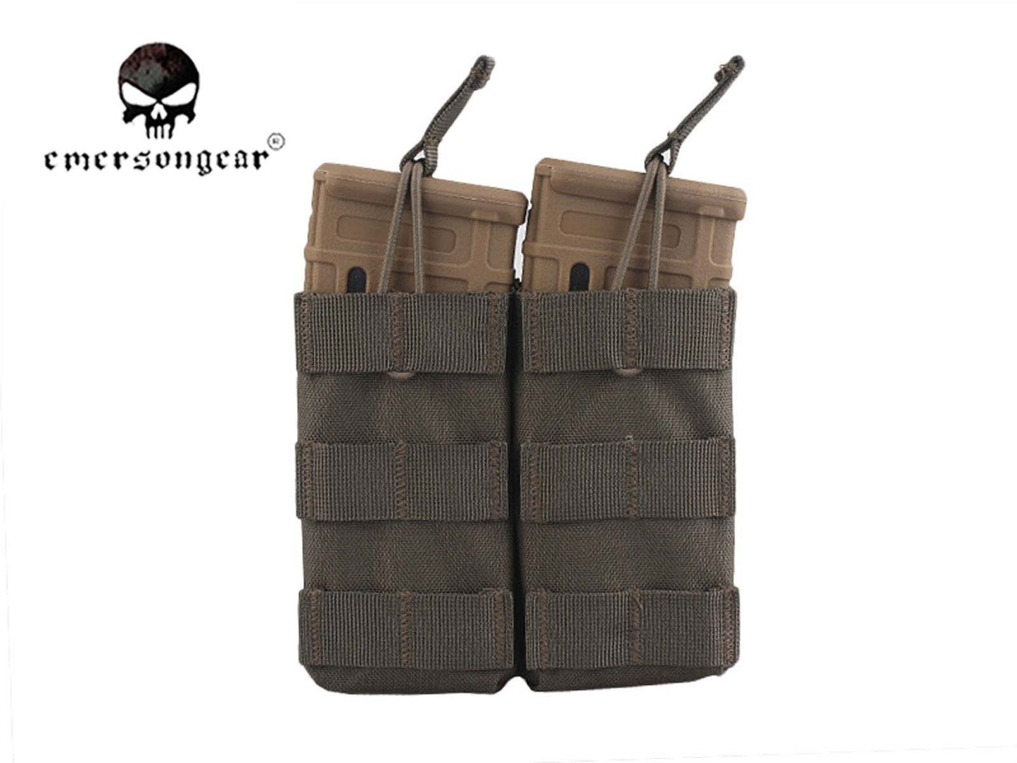 Emersongear Modular Open Top Double-linked Rifle Magazine Pouch tactical Molle for NATO 5.56 EM6354