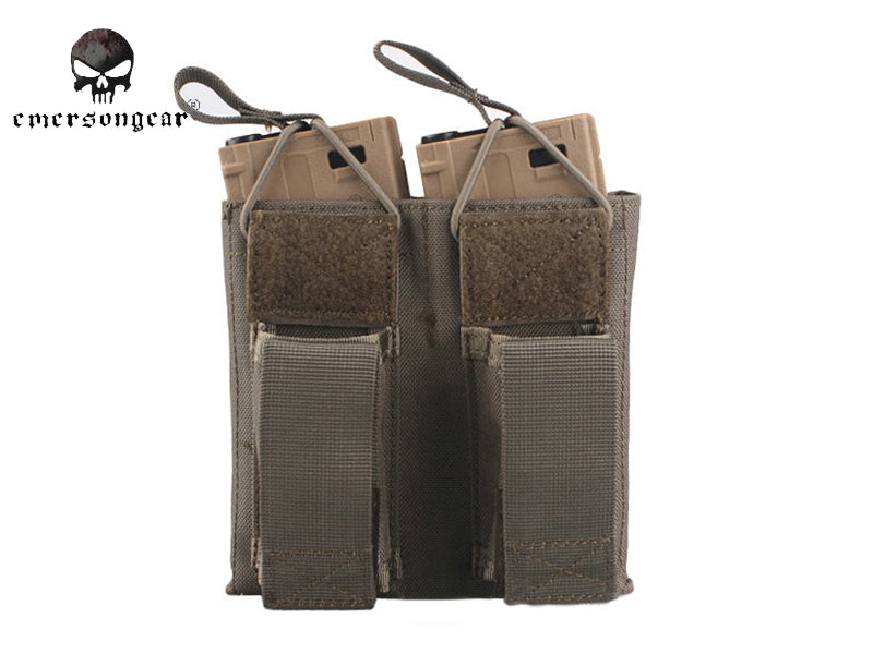 Emerson Magazine Pouch 5.56 Pistol Double Open Top Tactical Pouch Combat Gear EM6362