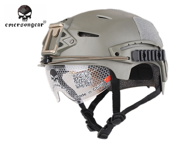 Emerson EXF BUMP Helmet with Goggle Airsoft Helmet EM8981