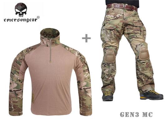 EMERSONGEAR Tactical Gen3 Shirt Pants Combat Military bdu Multicam