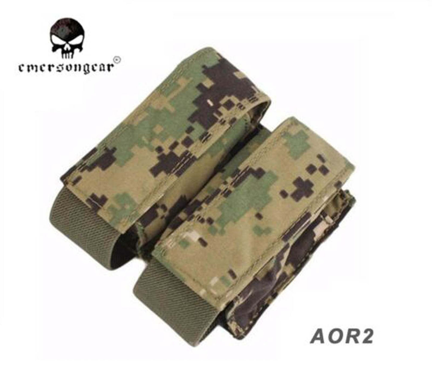 Emerson Military Airsoft Combat LBT Style 40mm Double Pouch Molle EM6366