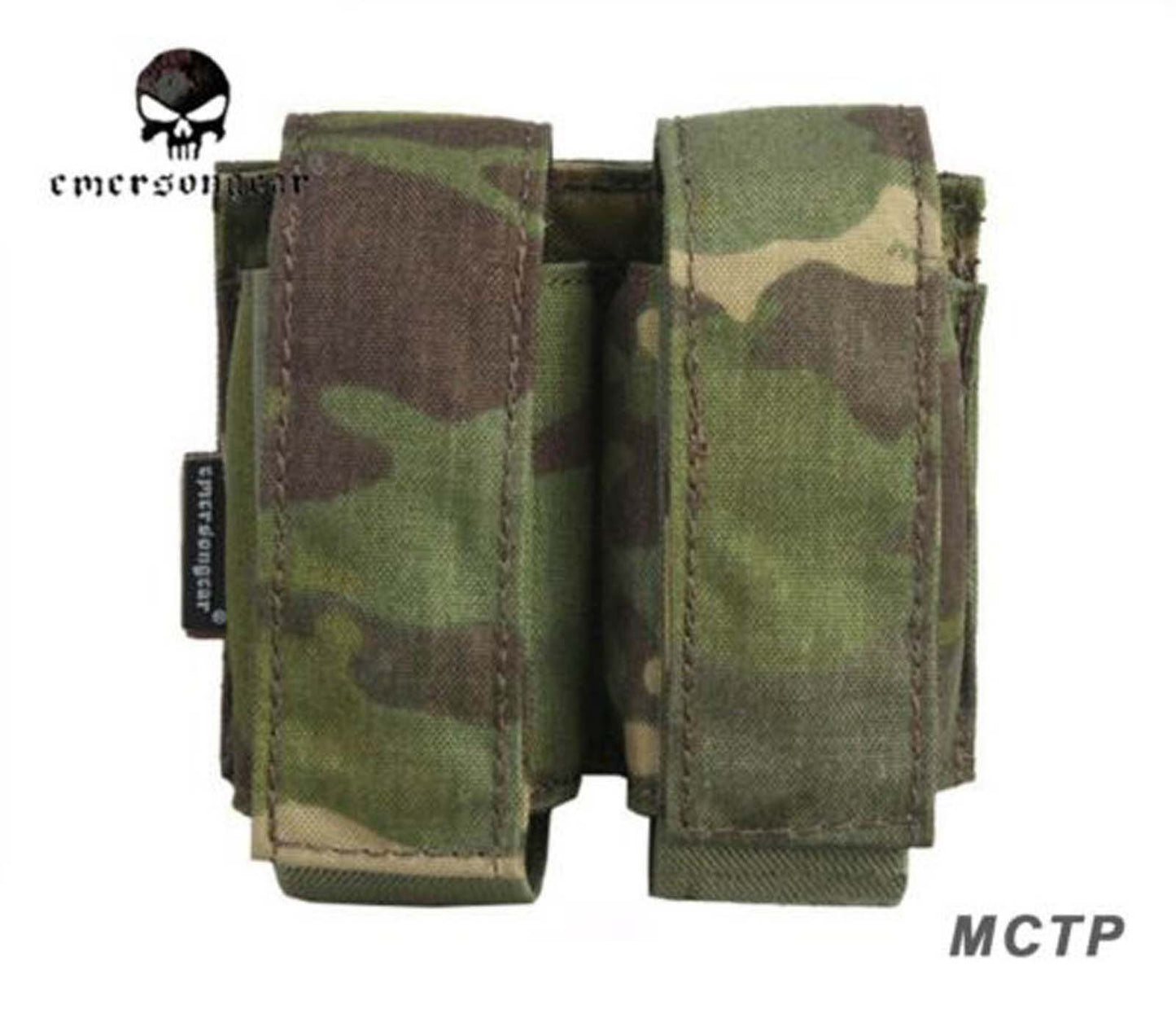 Emerson Military Airsoft Combat LBT Style 40mm Double Pouch Molle EM6366