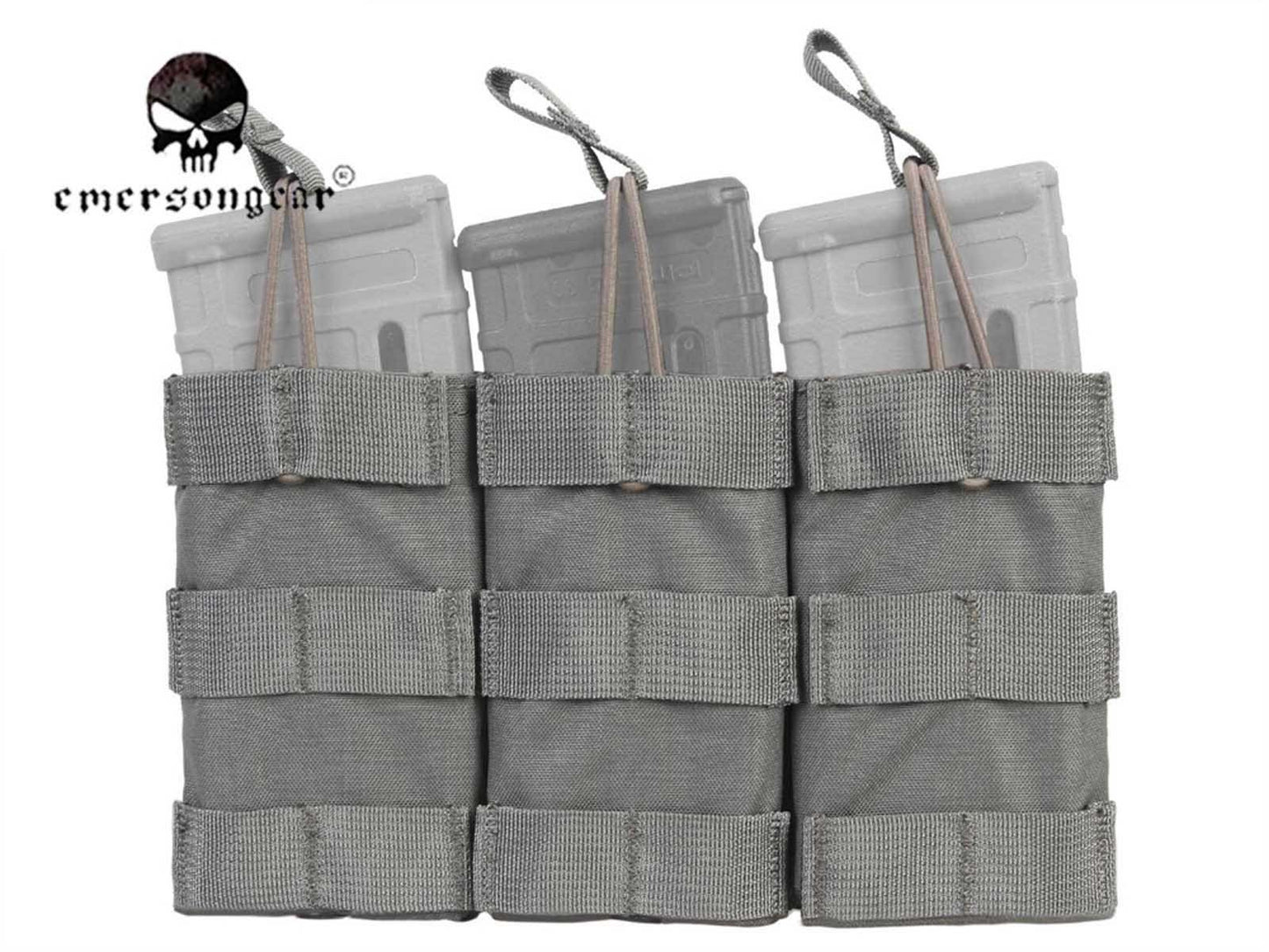 Emersongear Tactical Modular Triple Open Top Magazine Pouch Airsoft EM6355