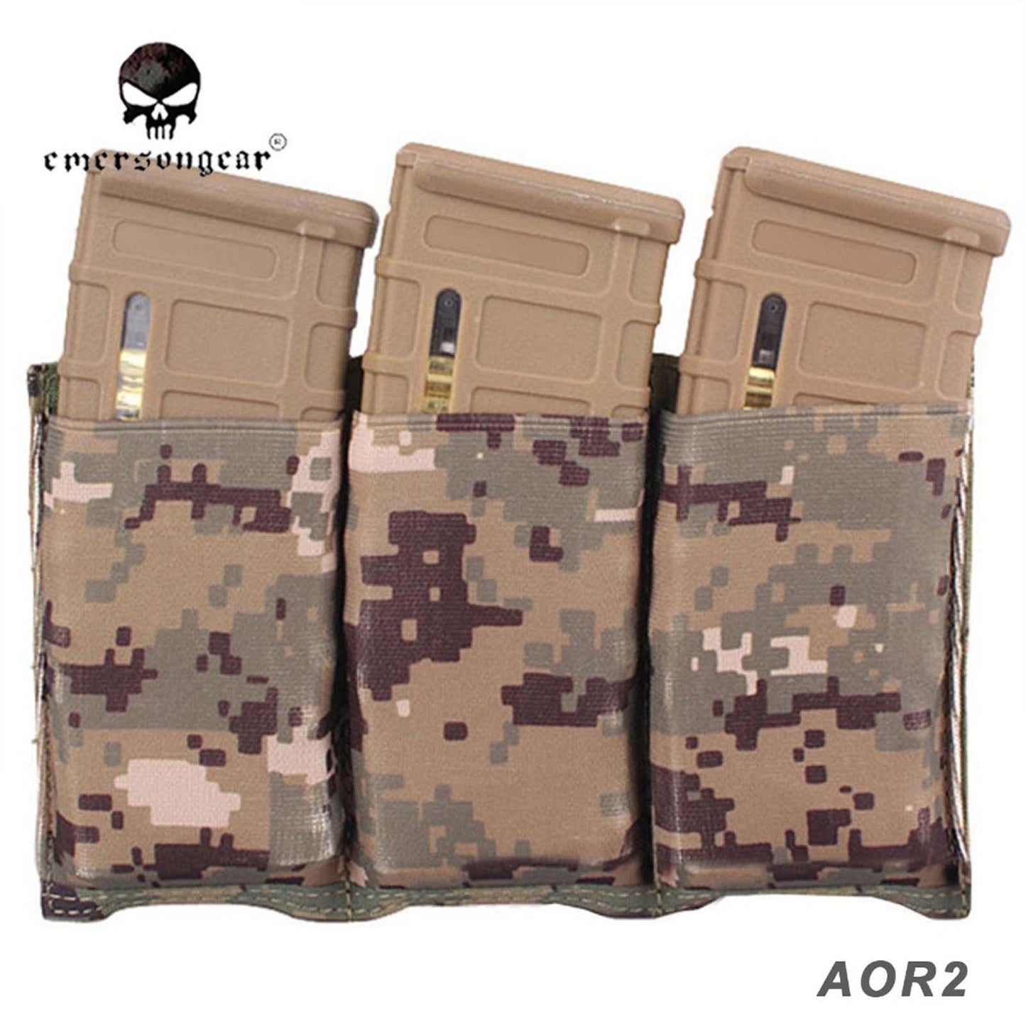 Emerson Triple M4 Pouch FAST Magazine Molle Airsoft Combat EM2388