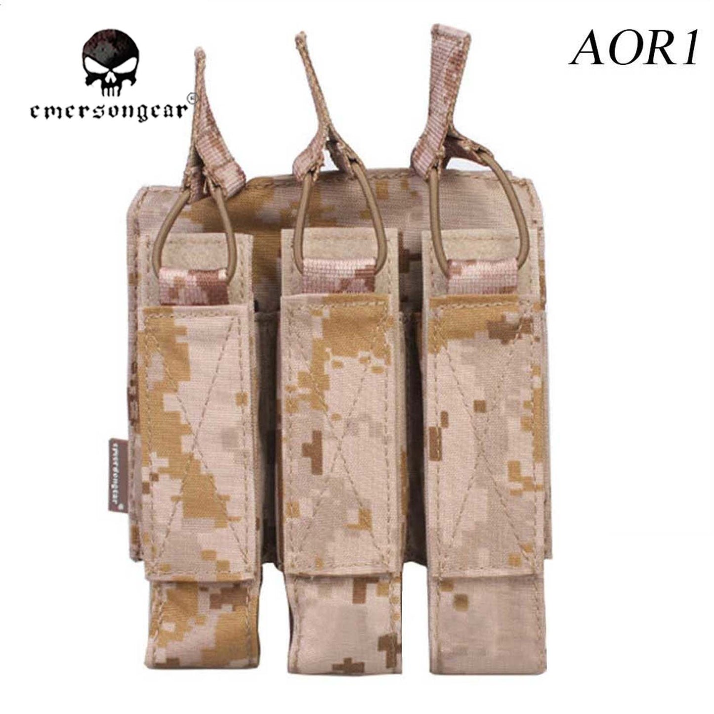 Emerson Airsoft Magazine Pouch Combat Modular Triple MAG Pouch For MP7 EM6357