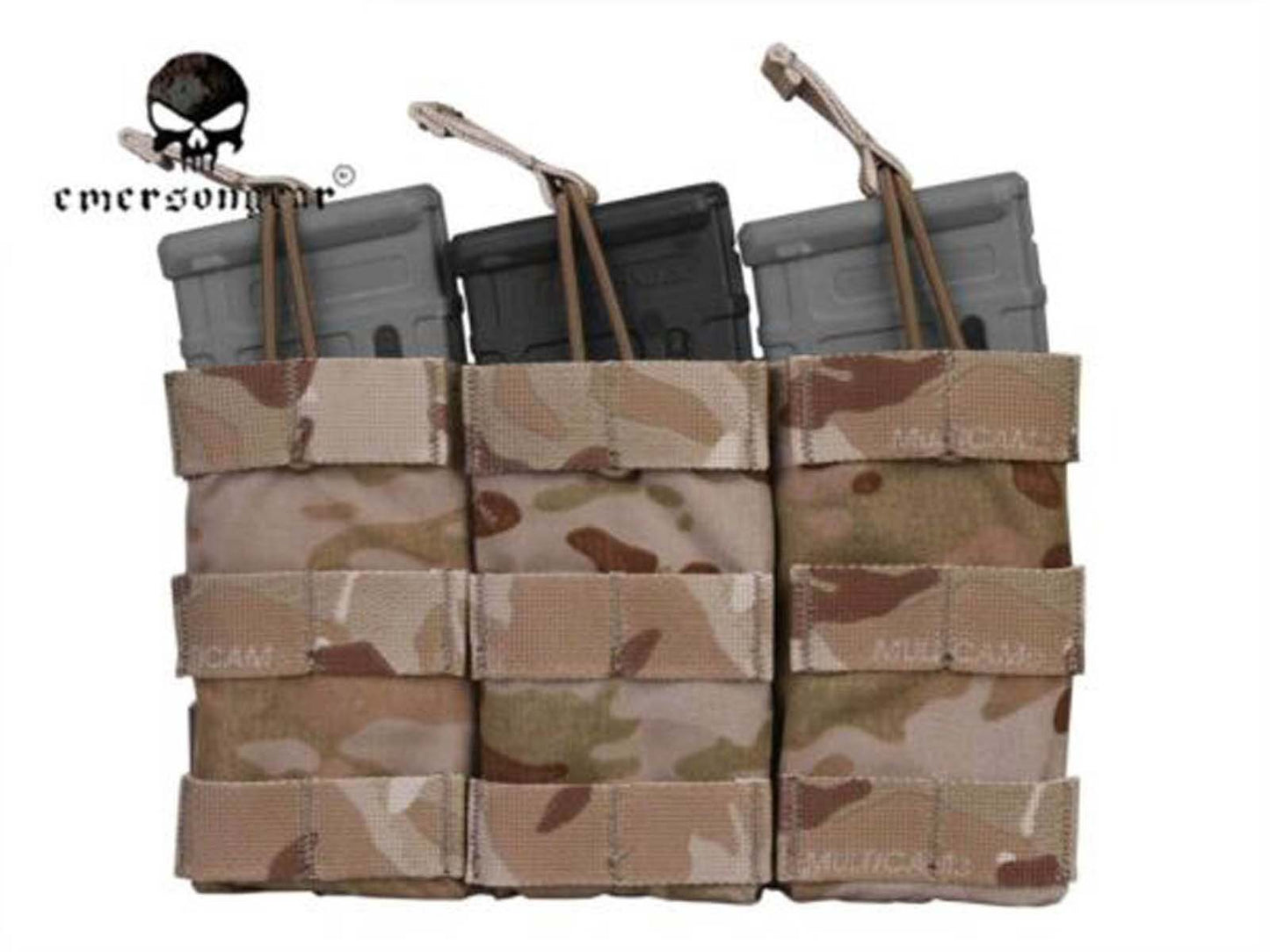 Emersongear Tactical Modular Triple Open Top Magazine Pouch Airsoft EM6355