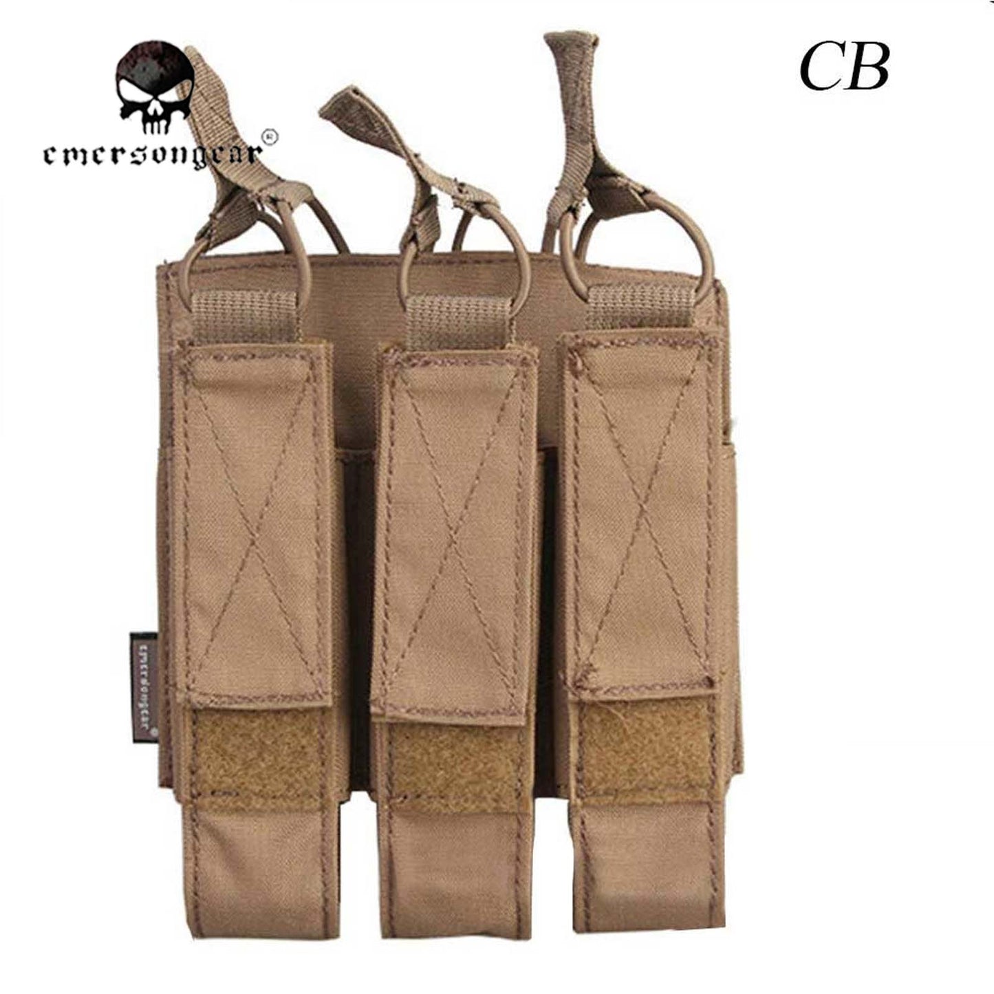 Emerson Airsoft Magazine Pouch Combat Modular Triple MAG Pouch For MP7 EM6357