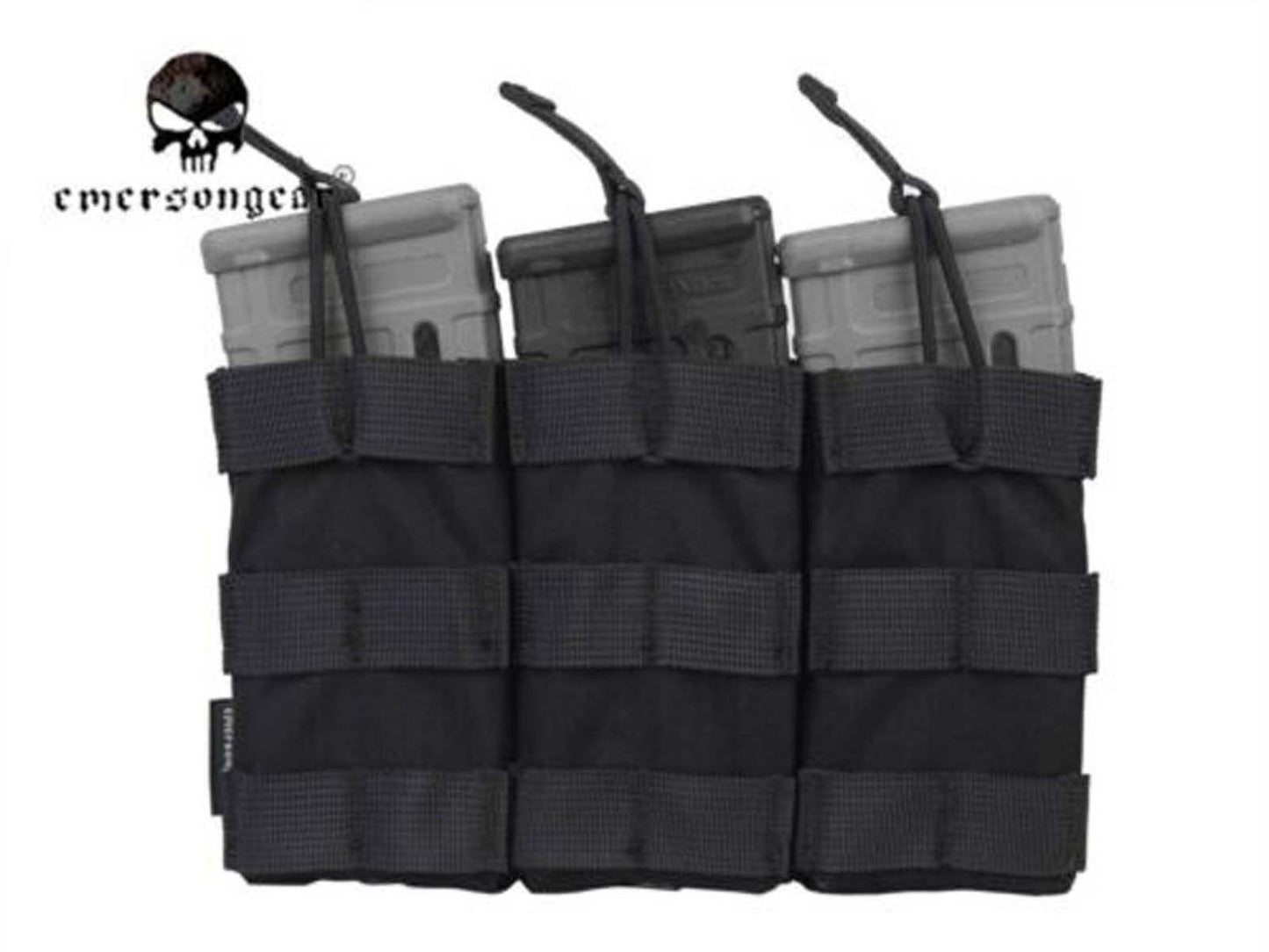 Emersongear Tactical Modular Triple Open Top Magazine Pouch Airsoft EM6355