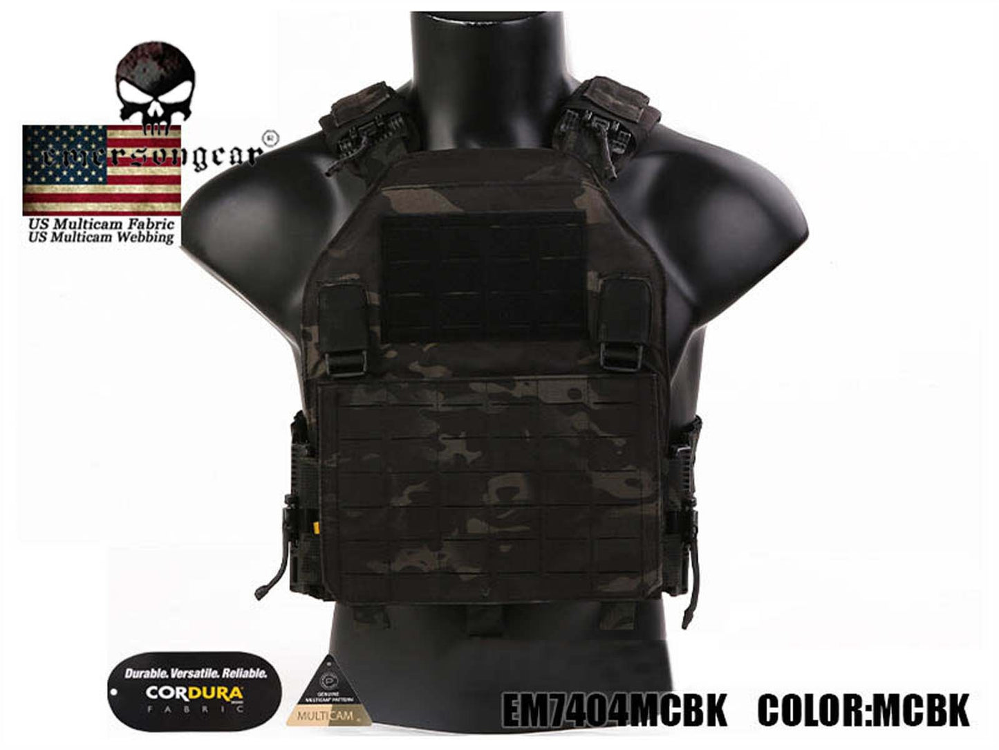 EMERSONGEAR Combat Assault PLate Carrier With ROC Tactical Vest EM7404